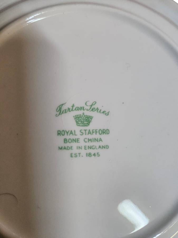 Tea Cup Royal Stafford Tartan Series