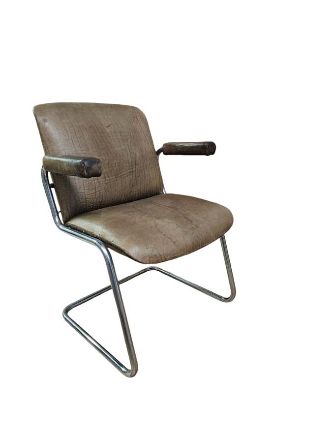 Retro Marcel Breuer Cantilever Style Chair