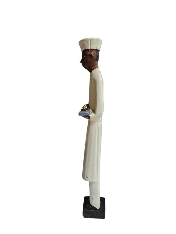 Wooden Colonial Figurine