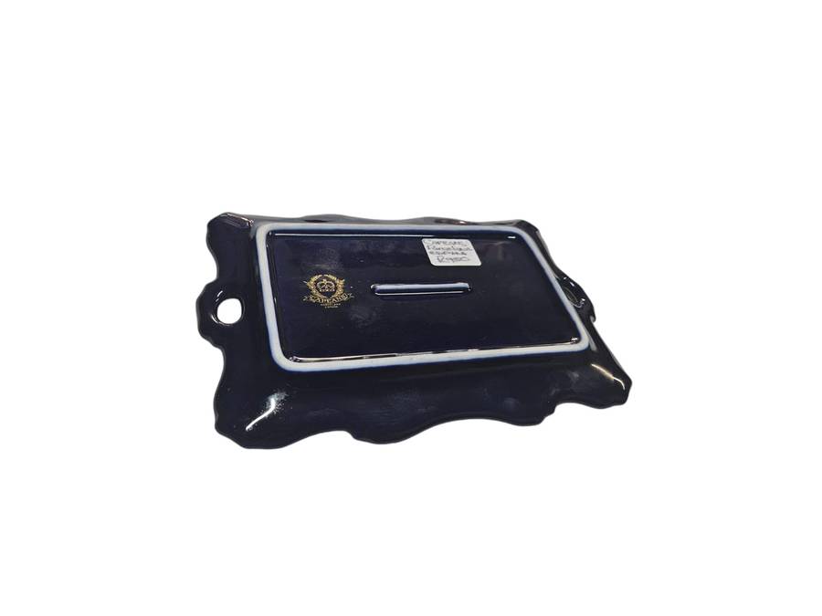 Capmeans Espania Cobalt Blue & Gold Platter