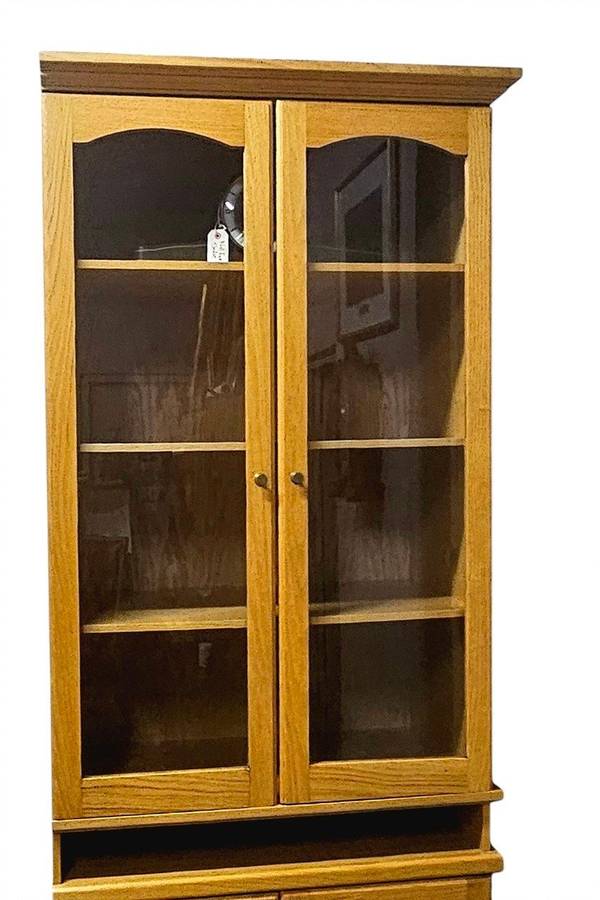 Oak Display & Storage Unit - 3 Piece Set