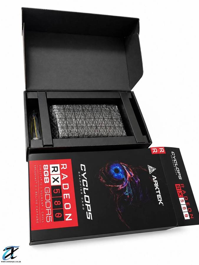 Arktek Cyclops Radeon RX 580 8GB GDDR5 256-Bit Dual Fan Graphics Card
