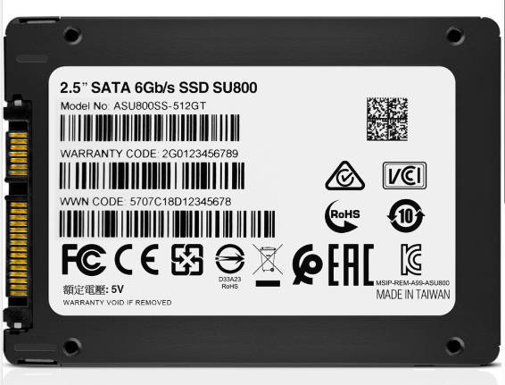 ADATA Ultimate SU800 2.5-inch 256GB Serial ATA III TLC Internal SSD ASU800SS-256GT-C