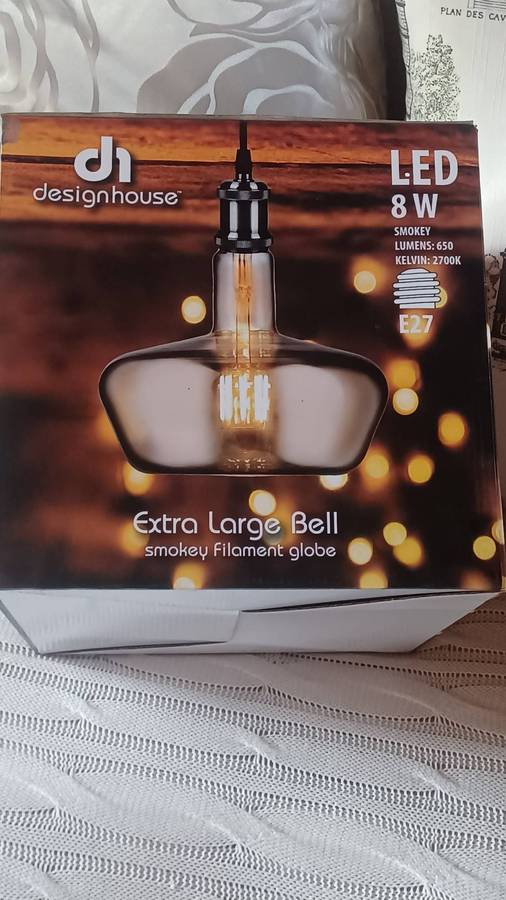 BIG LED LIGHTING DESIGN HOUSE BELL SHAPED