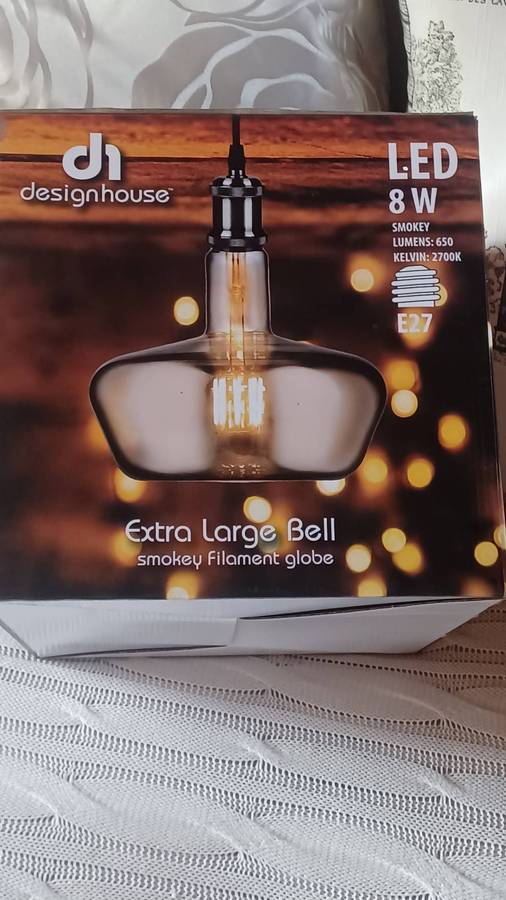 BIG LED LIGHTING DESIGN HOUSE BELL SHAPED