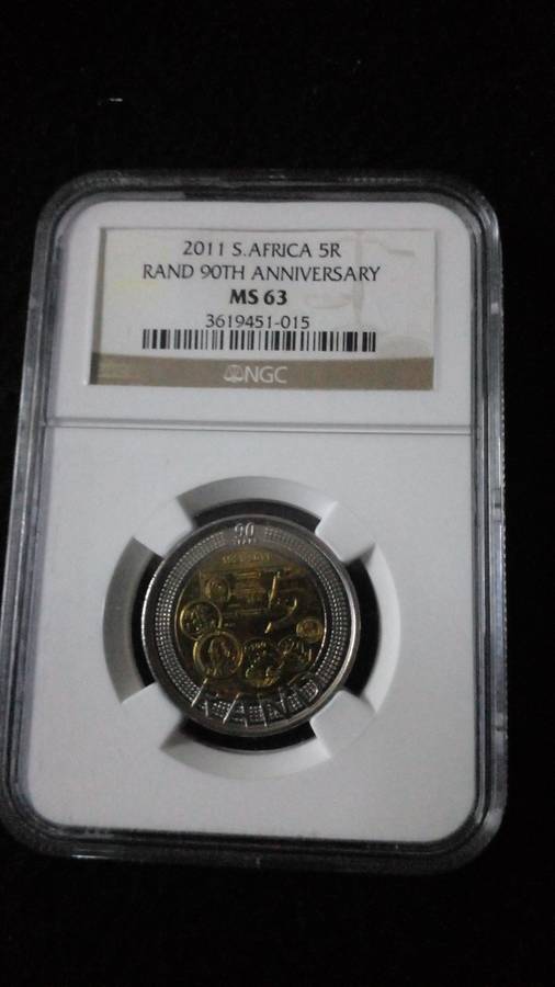 90TH ANNIVERSARY S.AFRICA R5 2011