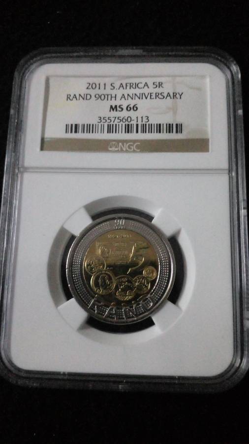 90TH ANNIVERSARY S.AFRICA R5 2011