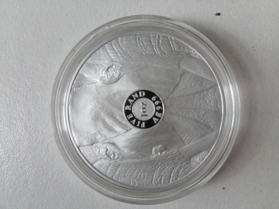 1 oz Silver  coin with Elephant 2024