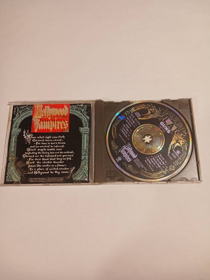 L.A. Guns, Hollywood Vampires CD, Europe