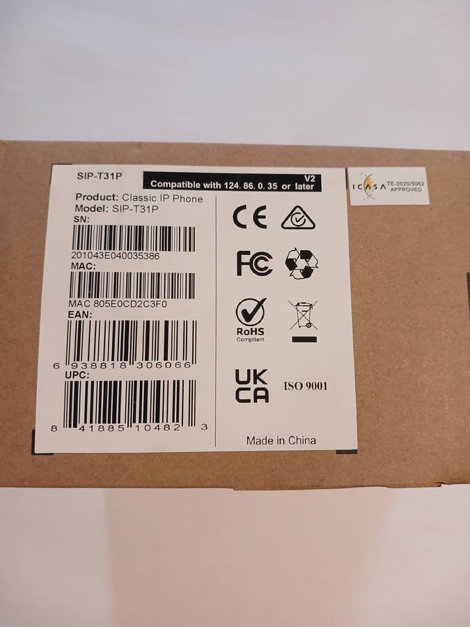 Yealink Classic IP Phone, SIP-T31P
