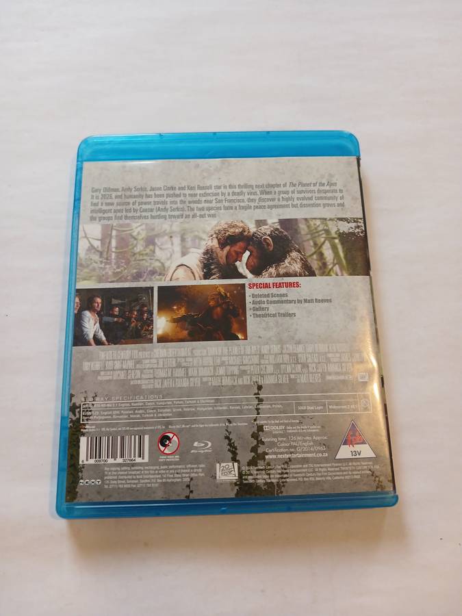 Dawn of the Planet of the Apes Blu-ray