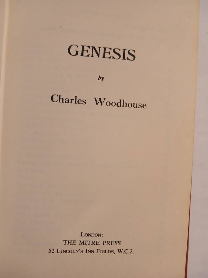 Genesis by Charles Woodhouse, Signed
