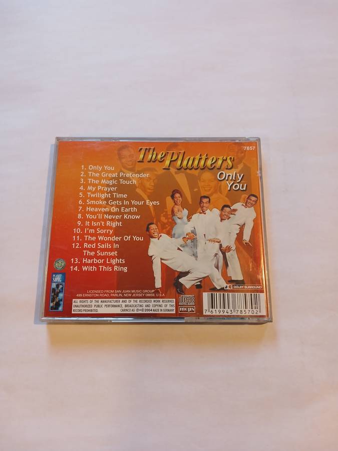 The Platters, Only You CD, Germany
