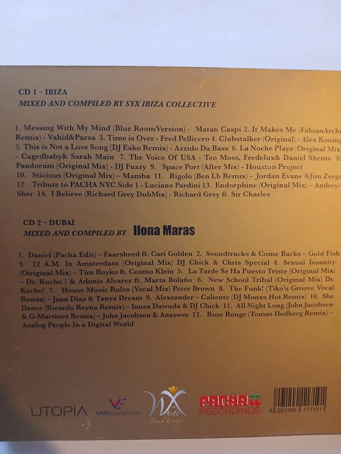 Pacha Dubai VIP, Luxury at its Core, 2 x CD