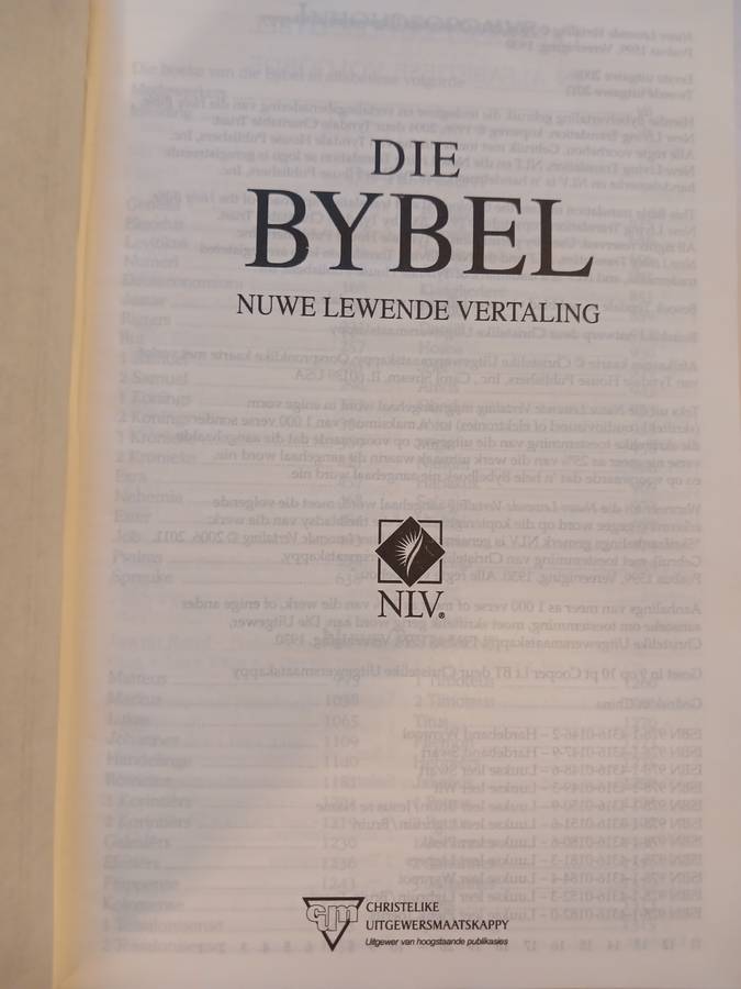 Die Bybel, Nuwe Lewende Vertaling, Tweede Uitgawe 2011