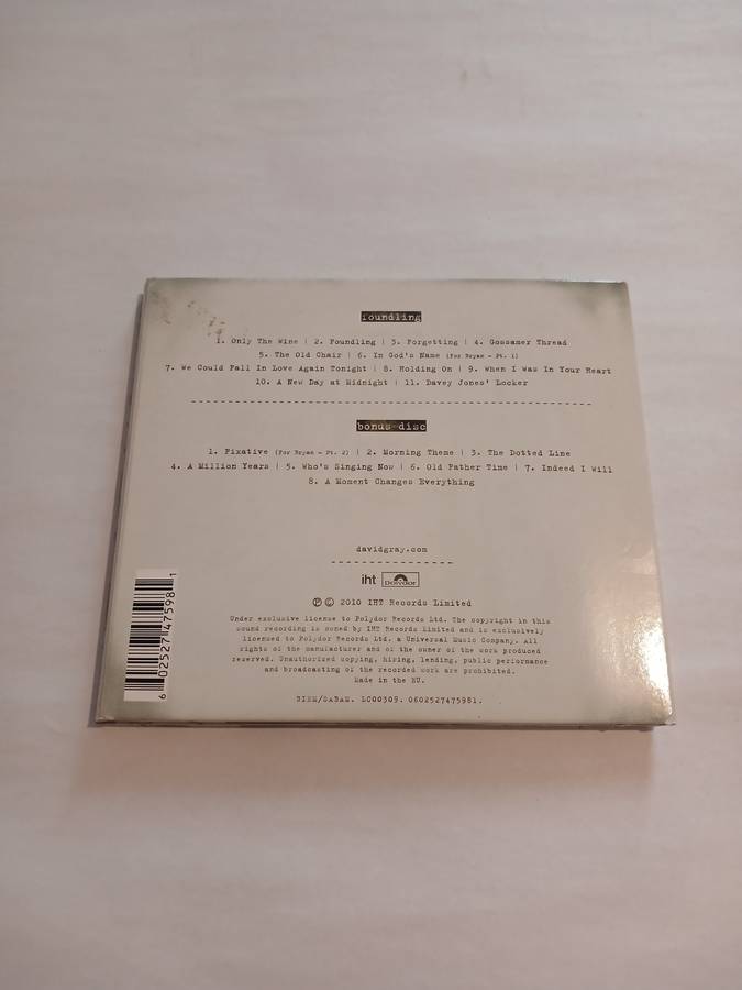 David Gray, Foundling CD