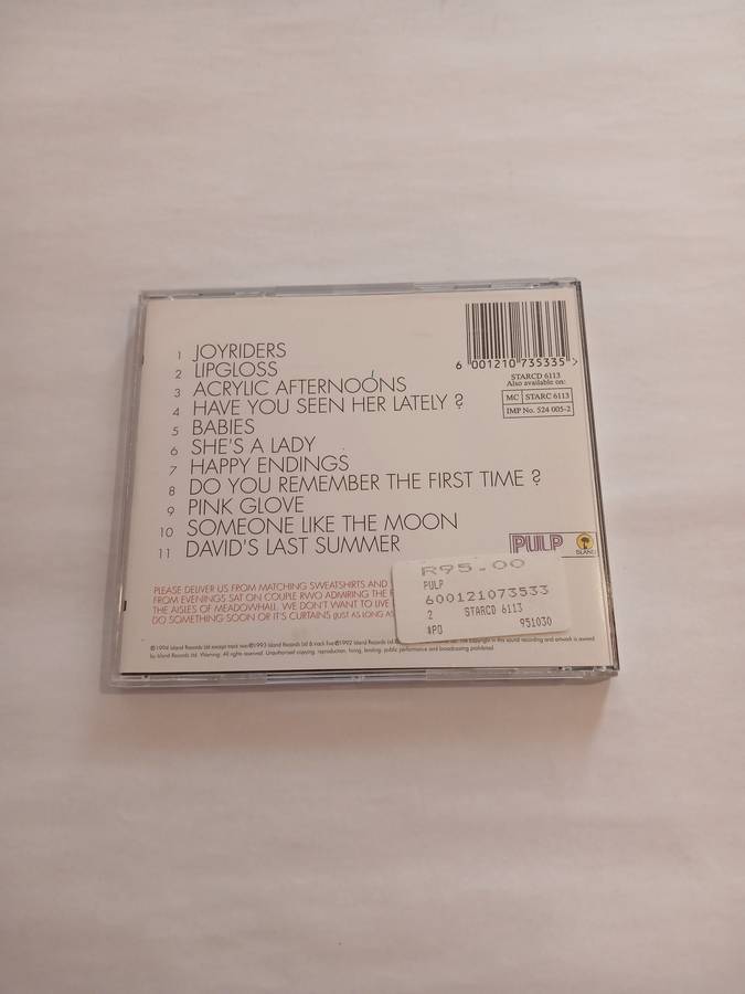 Pulp, His 'N Hers CD