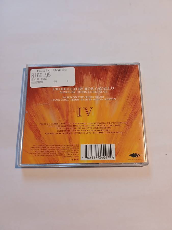 Meat Loaf, Hang Cool Teddy Bear CD, Europe