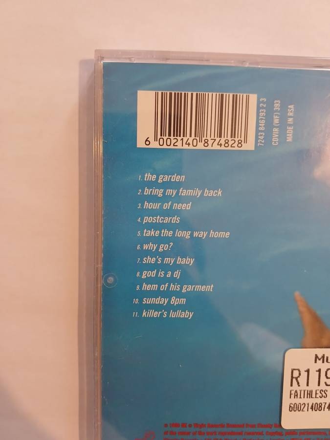 Faithless, Sunday 8PM CD