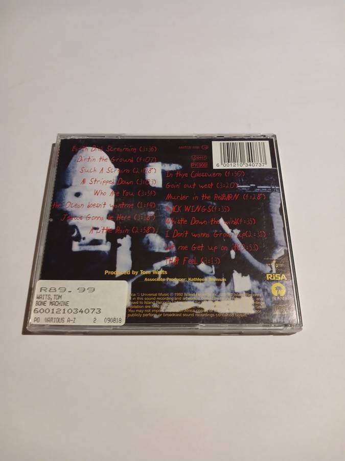 Tom Waits, Bone Machine CD