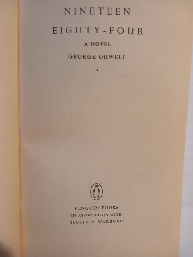 Nineteen Eighty-Four by George Orwell