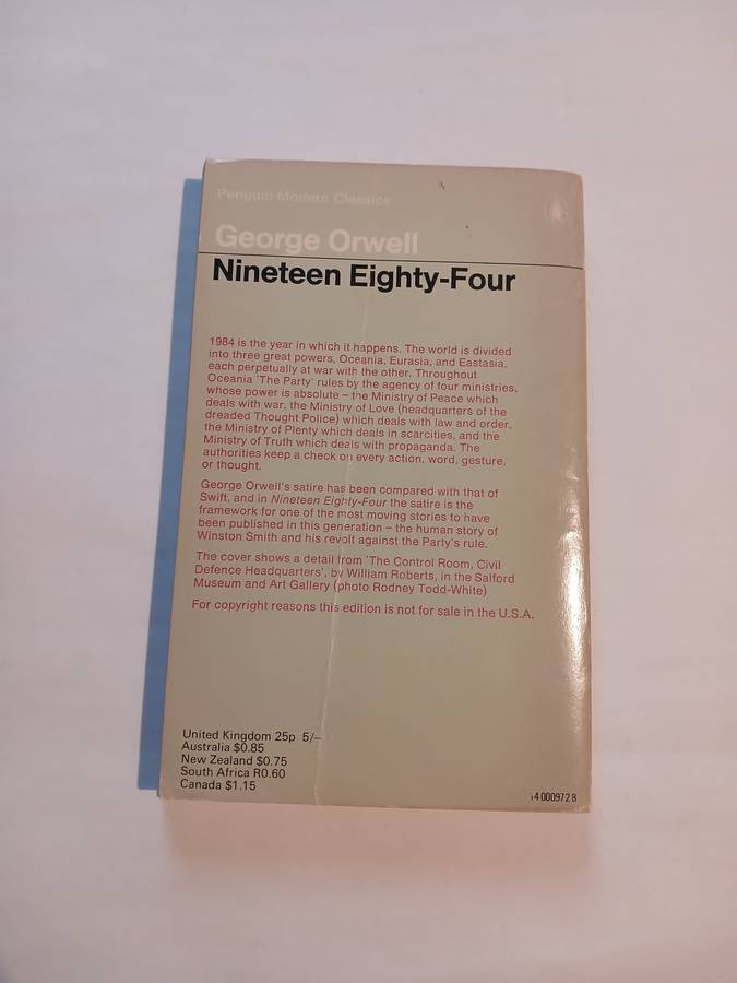 Nineteen Eighty-Four by George Orwell