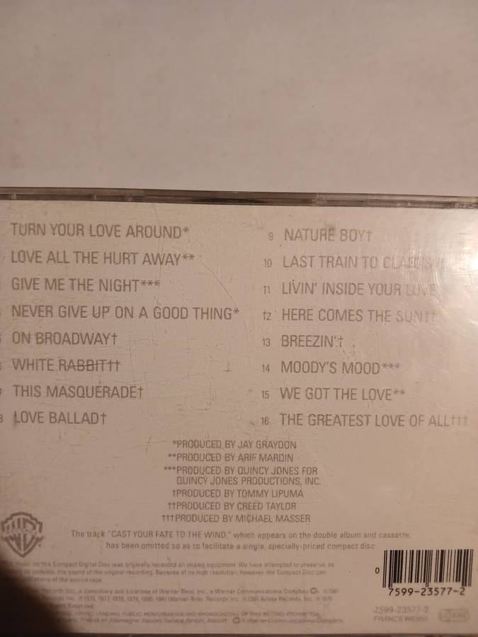 George Benson, The George Benson Collection CD, EU
