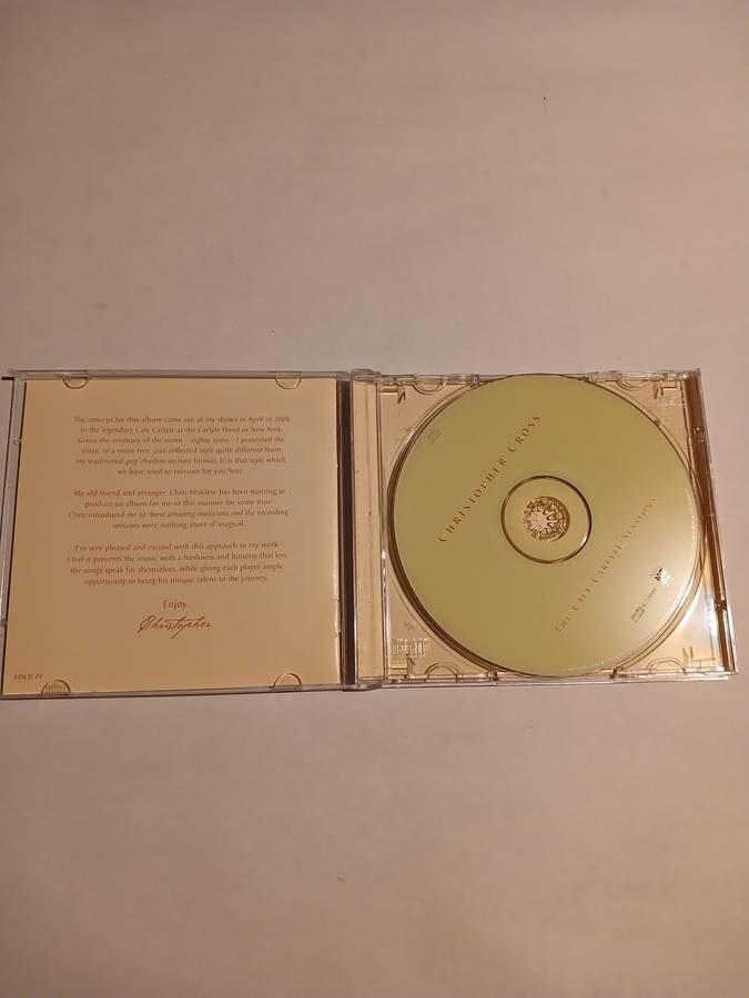 Christopher Cross, The Cafe Carlyle Sessions CD