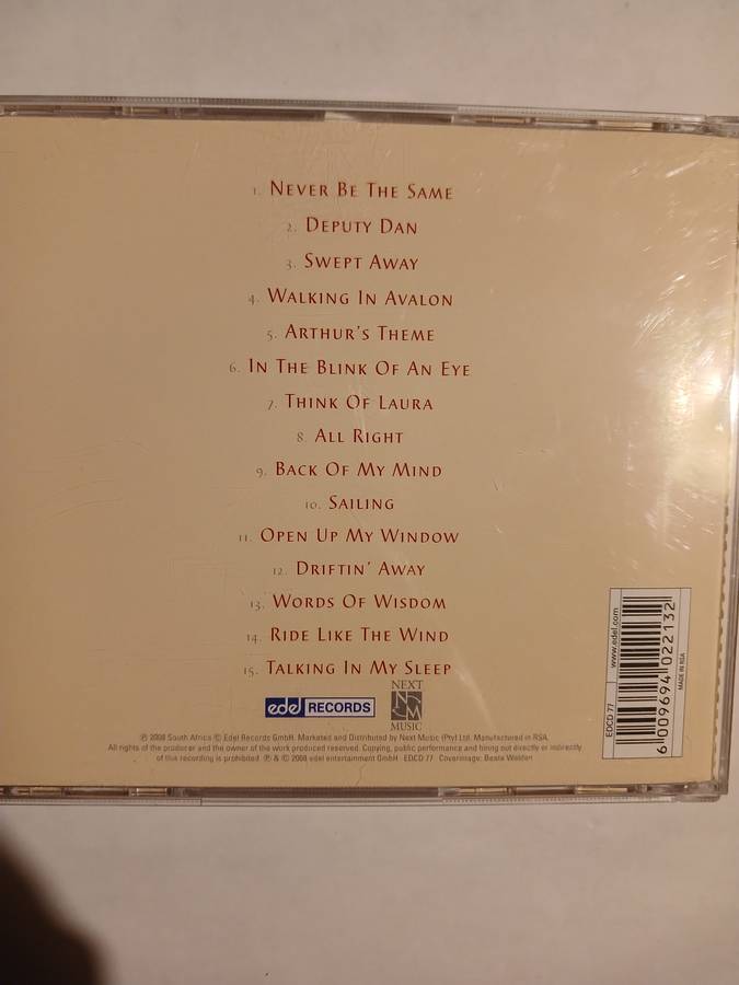 Christopher Cross, The Cafe Carlyle Sessions CD