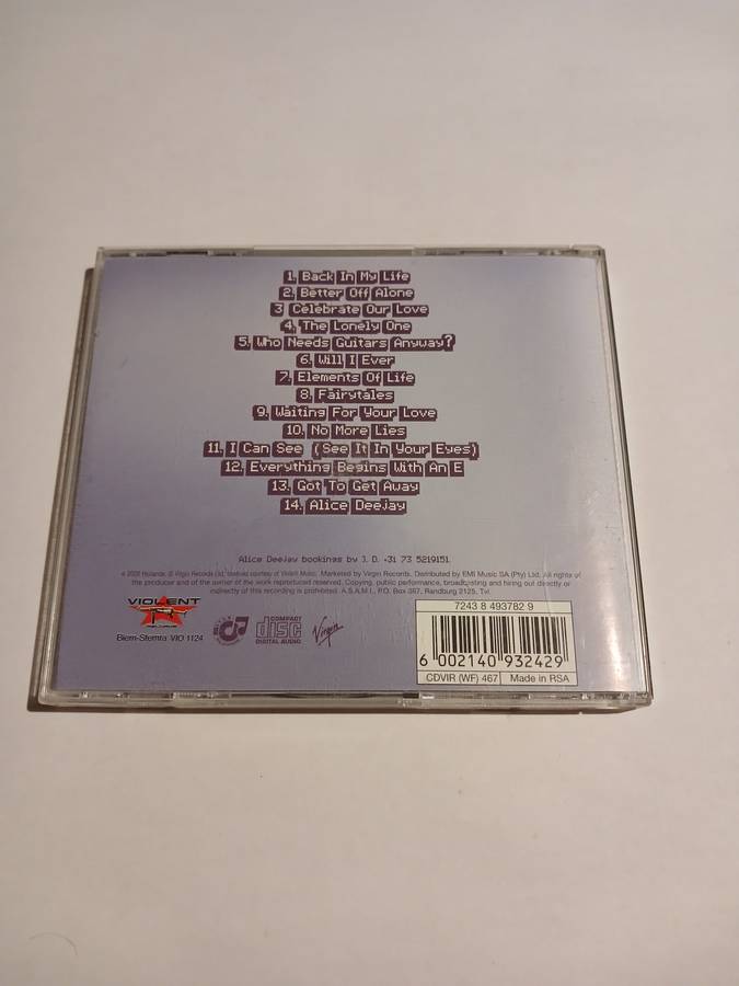 Alice Deejay, Who Needs Guitars Anyway? CD