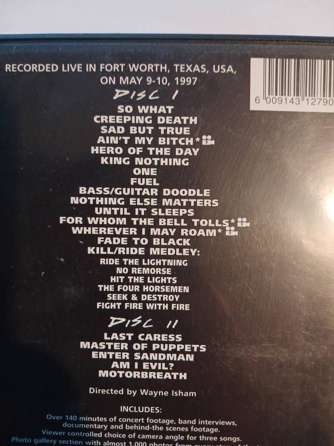 Metallica, Cunning Stunts, Live Fort Worth, Texas, 2 x DVD