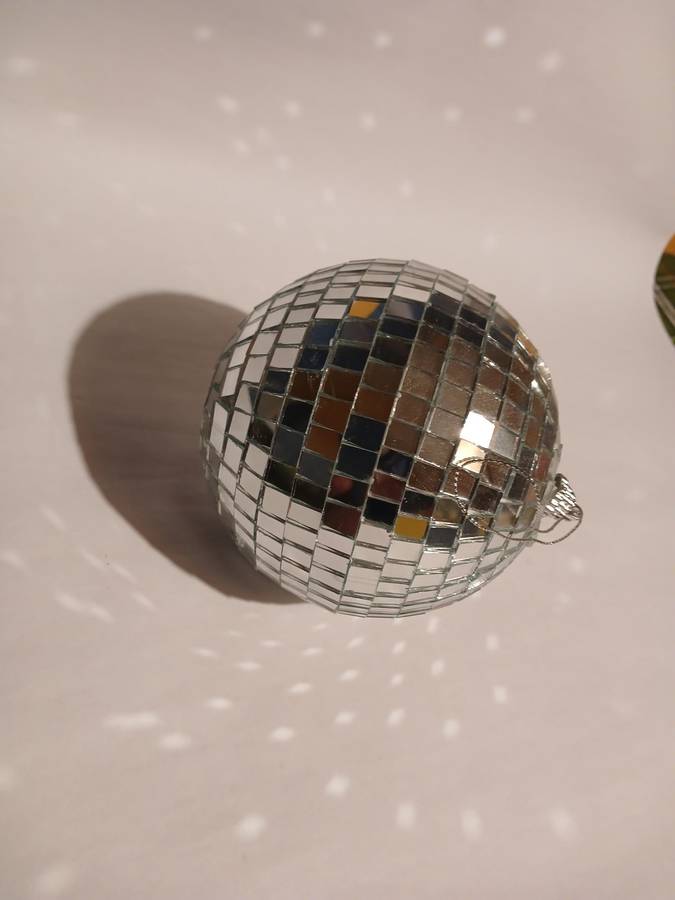 Mini Mirror Disco Ball, D - 12cm