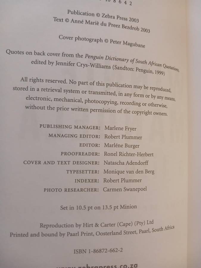 Winnie Mandela, A Life by Anne Marie du Preez Bezdrob