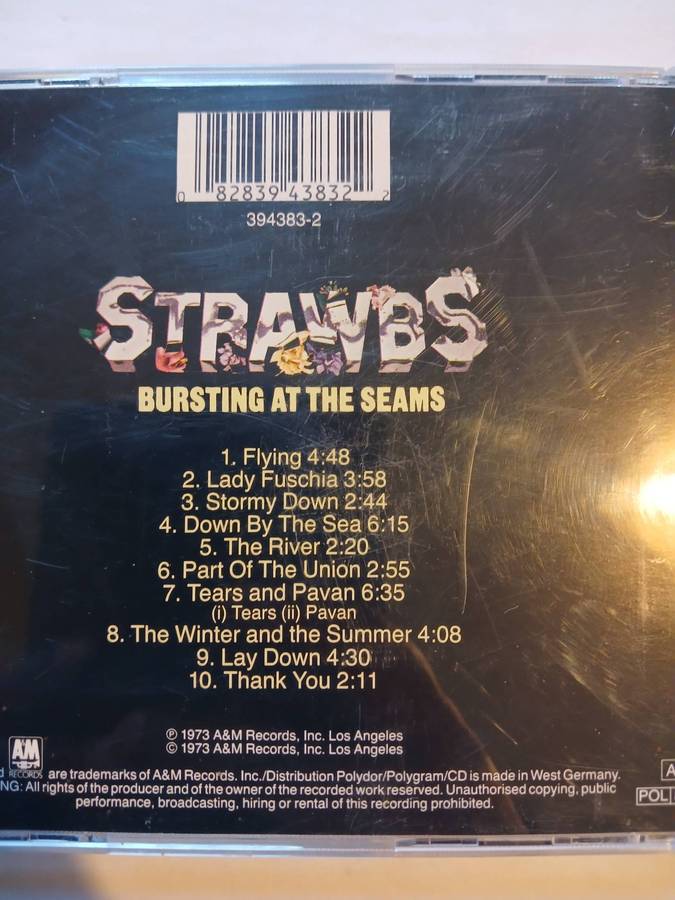 Strawbs, Bursting at the Seams CD, West Germany