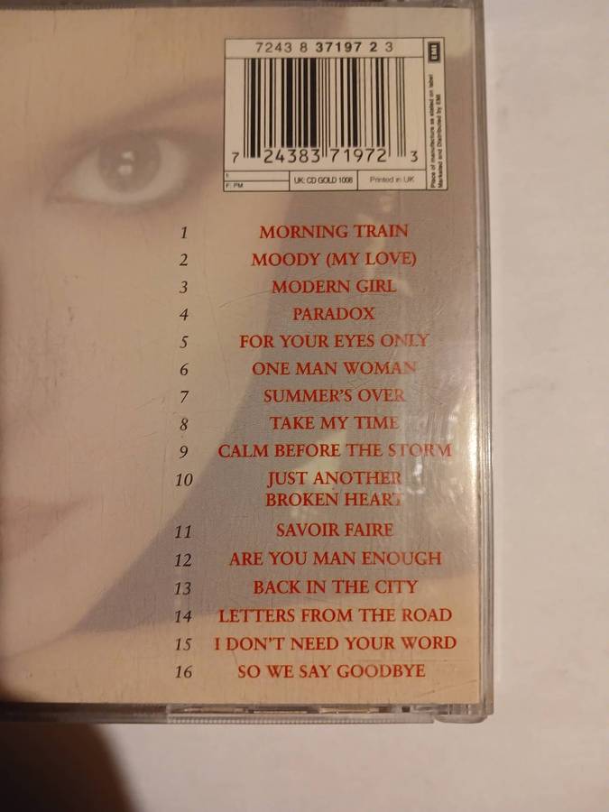 Sheena Easton, The Gold Collection CD, UK