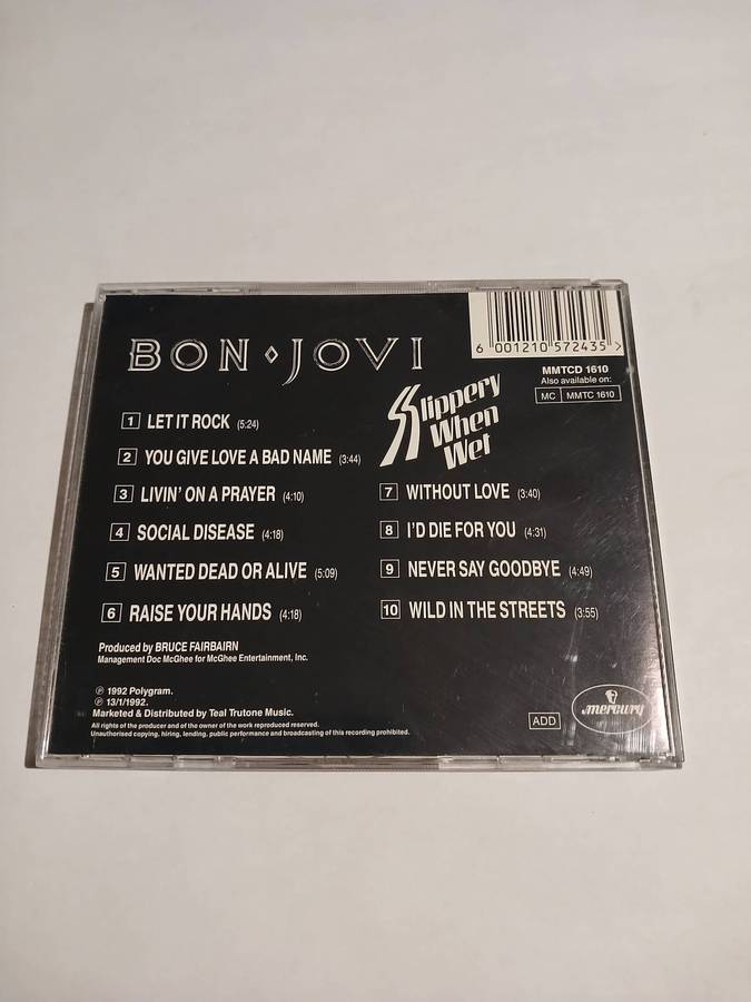 Bon Jovi, Slippery When Wet CD
