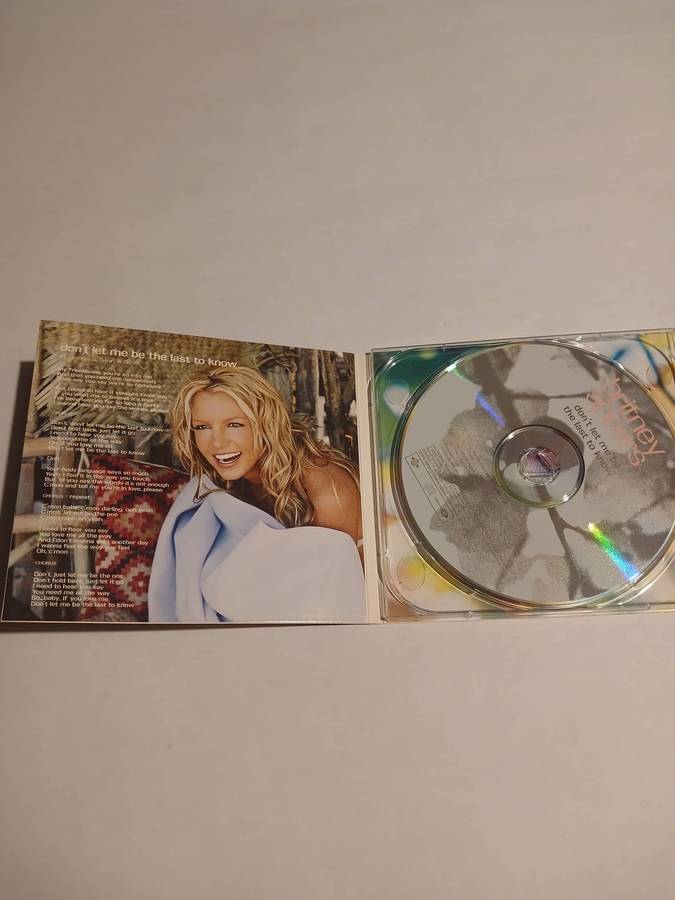 Britney Spears, Don't let me be the Last to Know CD single Enhanced, Limited Edition, UK