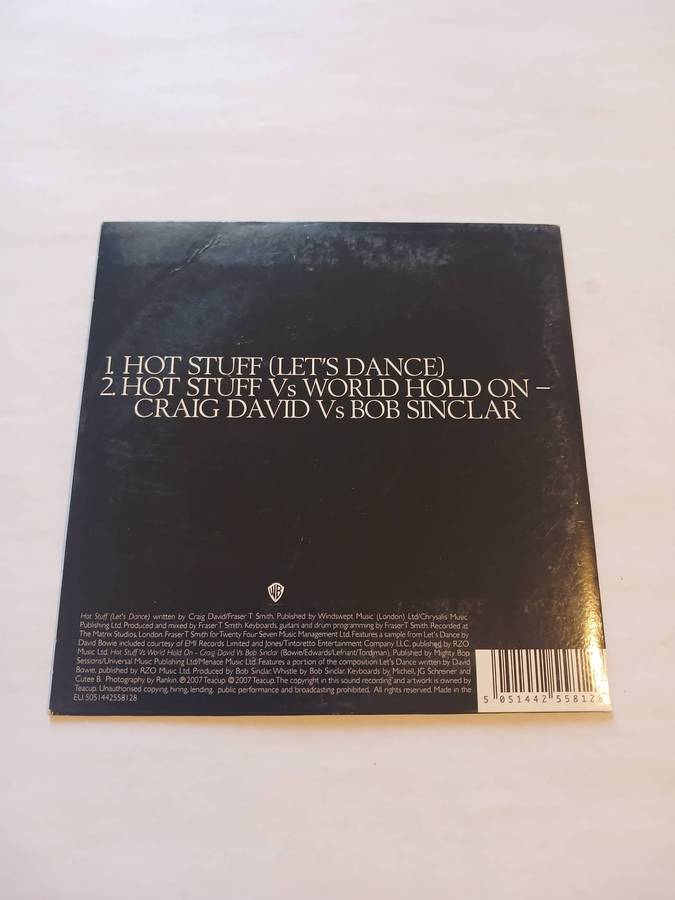 Craig David, Hot Stuff (Let's Dance) CD single, EU