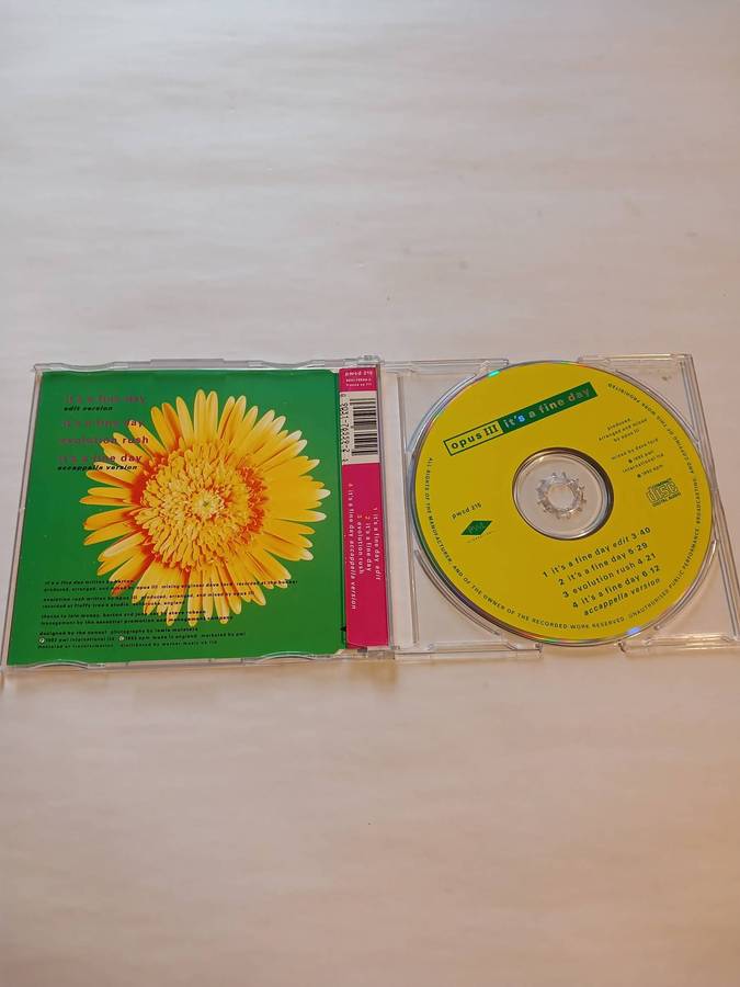 Opus III, It's a Fine Day CD single, UK