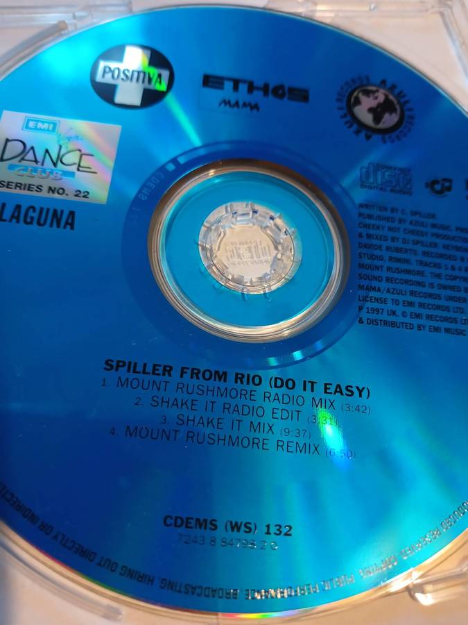 Laguna, Spiller from Rio (Do It Easy) CD single