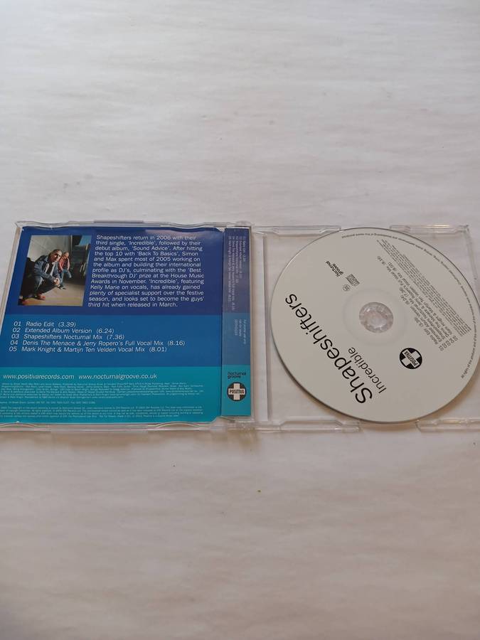 Shapeshifters, Incredible CD single, UK