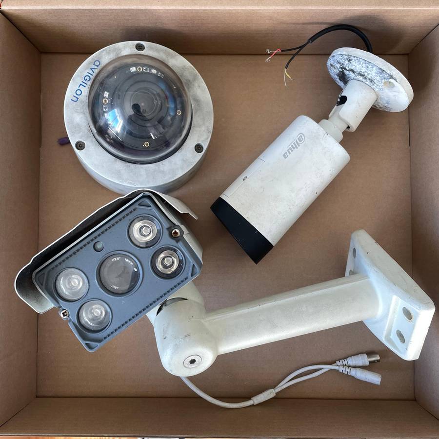 Lot Untested CCTV Cameras