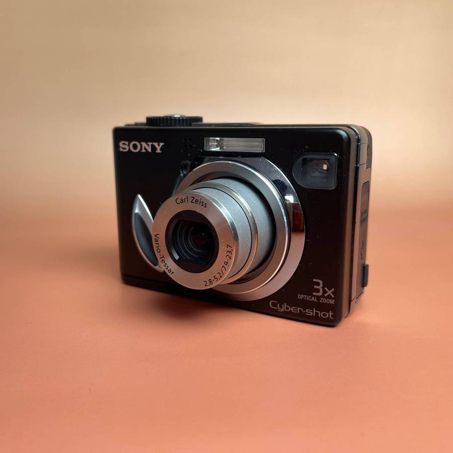 Sony DSC W17 Point and Shoot camera