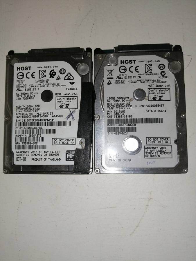 5 x Hard Drive Bundle