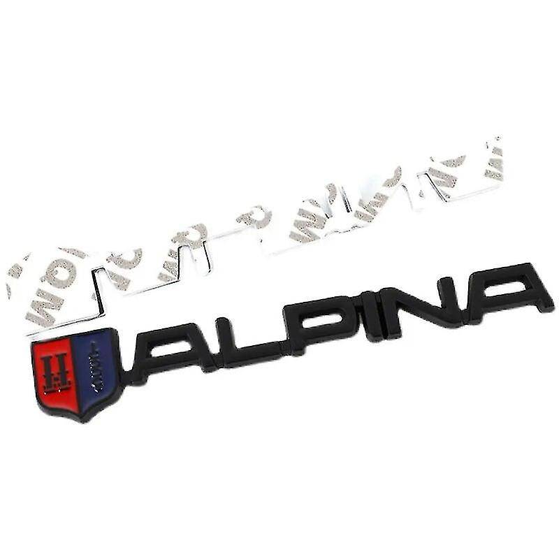 Alpina Exterior Badge- Matt Black