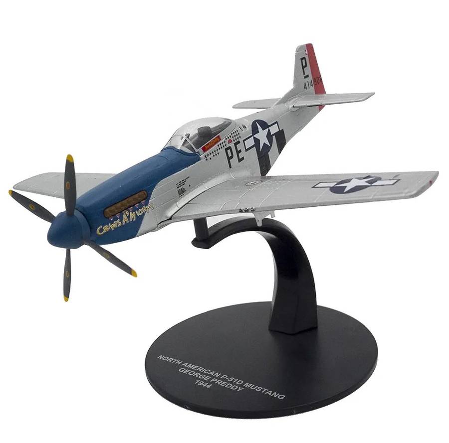 P-51D Mustang - 1/72 Scale (Editions Atlas)(AE-7896)