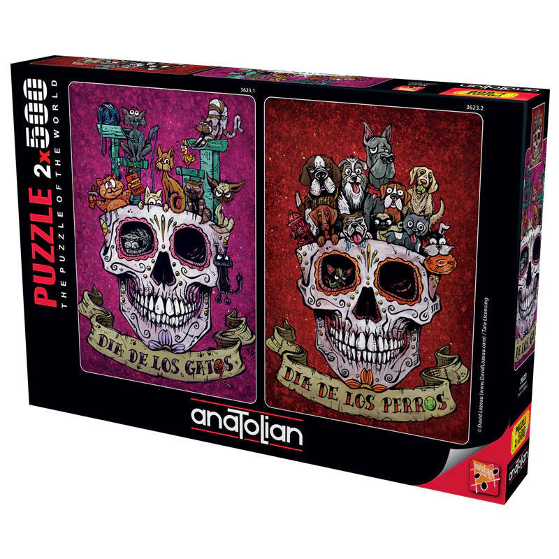 Halloween 2 x 500 Pieces Anatolian Puzzles ANA3623