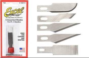 Blades Assorted 5 PCS EXCELL 20014