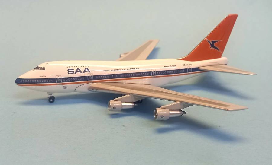 Boeing 747SP SAA ZS-SPE - 1/400 Scale (Gemini Jets)(GJSAA433)(TH2480)