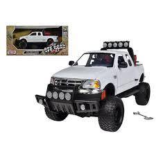 Ford F-150 Xlt Flareside Supercab Off Road White 2001 - 1/24  (Motormax MOT79132)